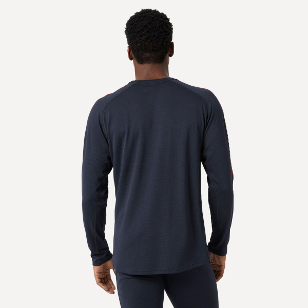 Термобелье верх HH Man LIFA ACTIVE Stripe Crew (; M; Navy)